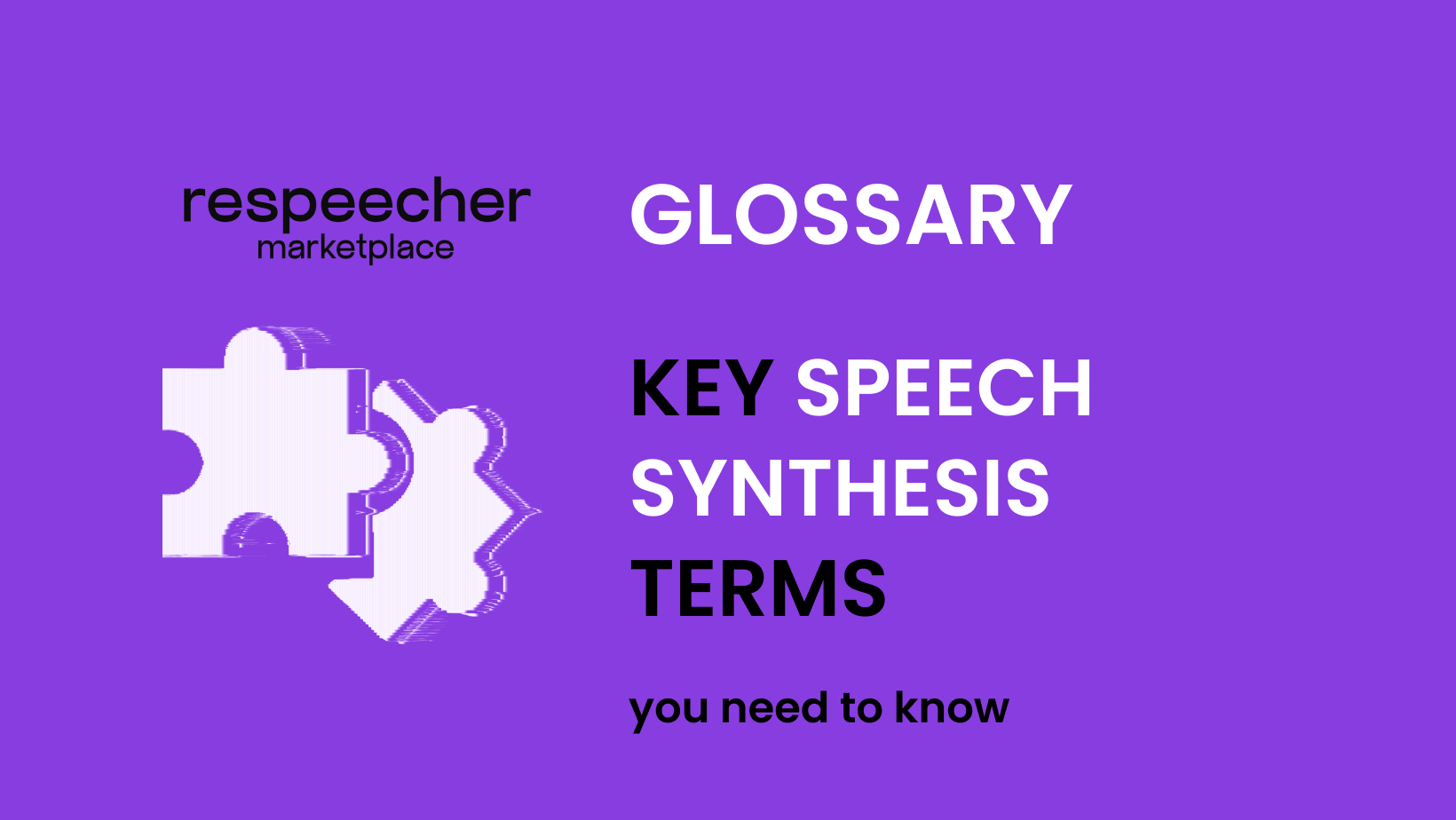 key speech terms